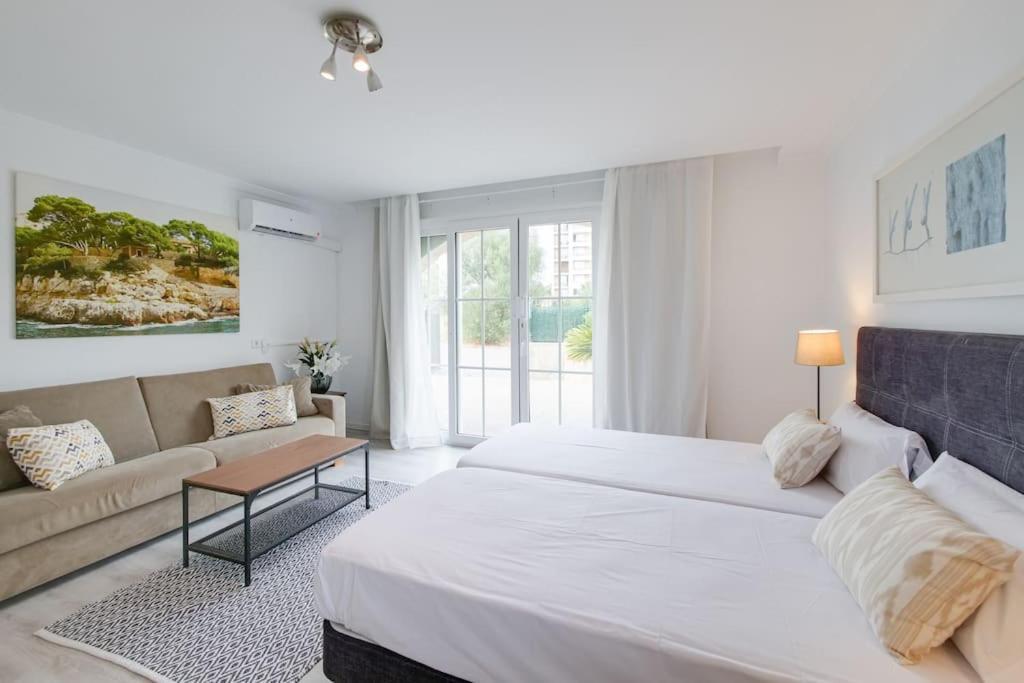 Moderne Villa, Pool+Meerblick,Schnelles Wifi,Klima Calas de Mallorca Zewnętrze zdjęcie