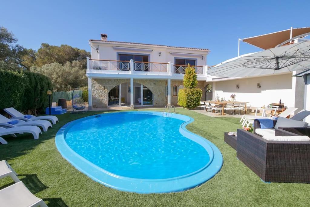 Moderne Villa, Pool+Meerblick,Schnelles Wifi,Klima Calas de Mallorca Zewnętrze zdjęcie