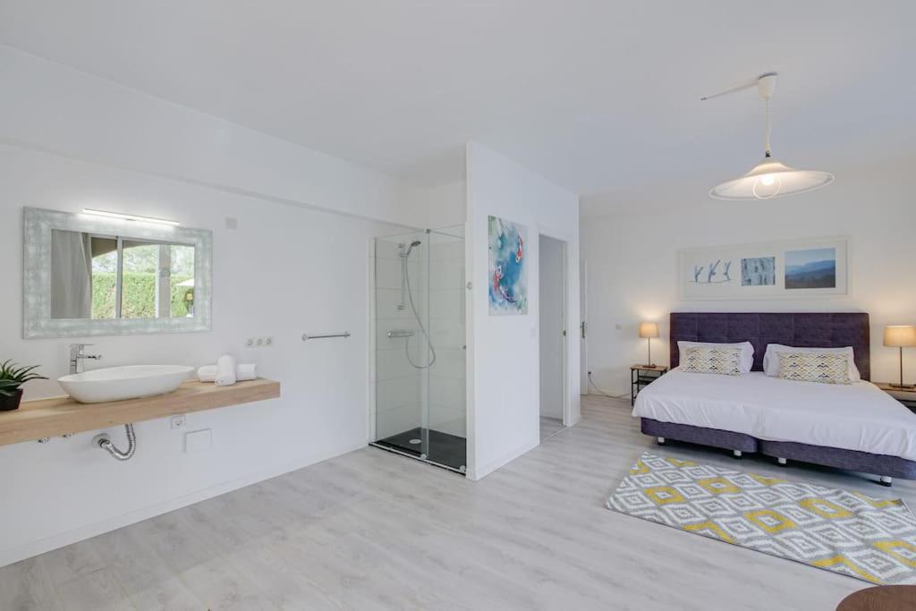 Moderne Villa, Pool+Meerblick,Schnelles Wifi,Klima Calas de Mallorca Zewnętrze zdjęcie