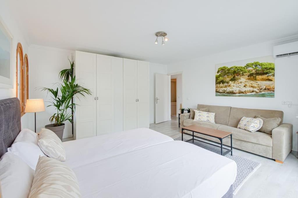 Moderne Villa, Pool+Meerblick,Schnelles Wifi,Klima Calas de Mallorca Zewnętrze zdjęcie